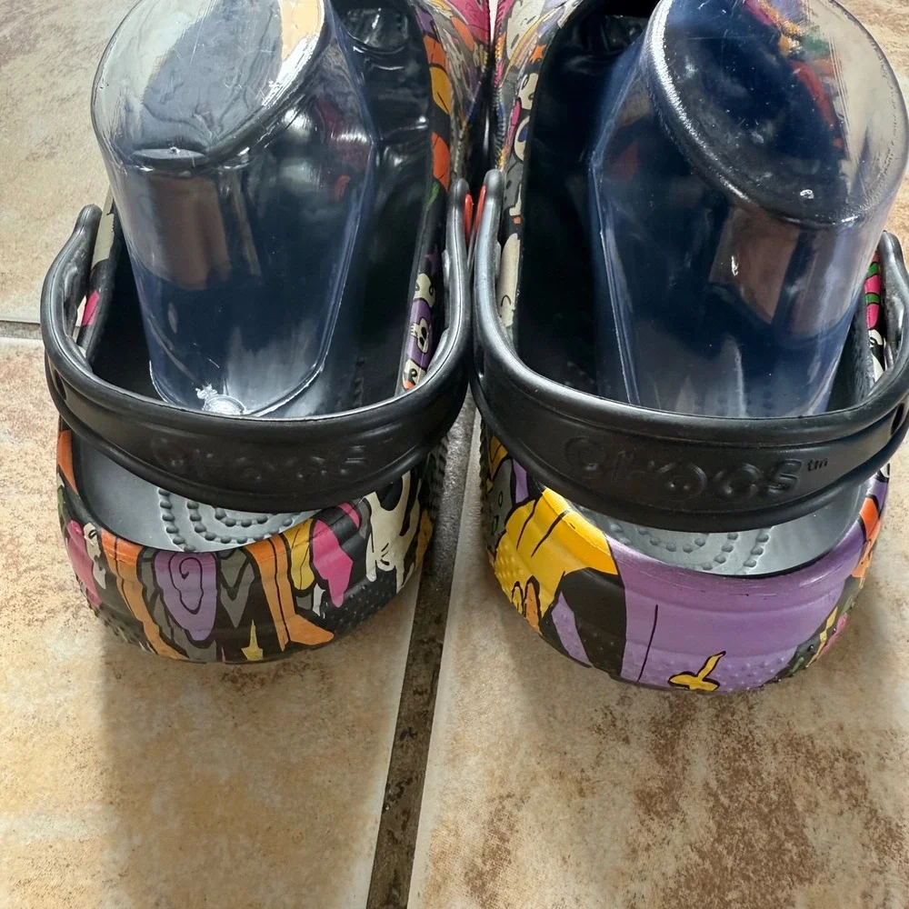 Crocs X Disney Theme‎ Park 2022 Mickey & Minnie Halloween Clogs Size M 10 / W 12